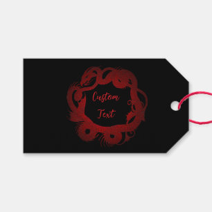 Roter Drache Personalisiert Geschenkanhänger