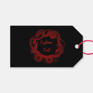 Roter Drache Personalisiert Geschenkanhänger