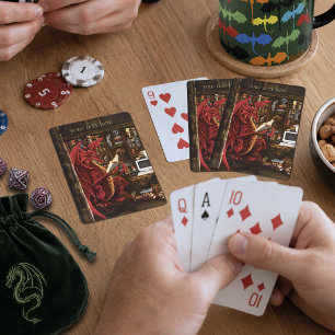 Roter Drache Podcast Fantasy Spielkarten