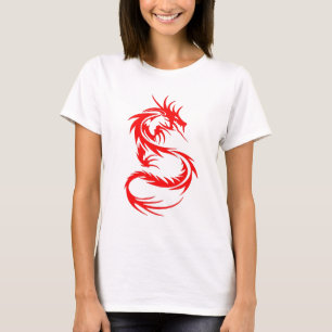 Roter Drache T-Shirt