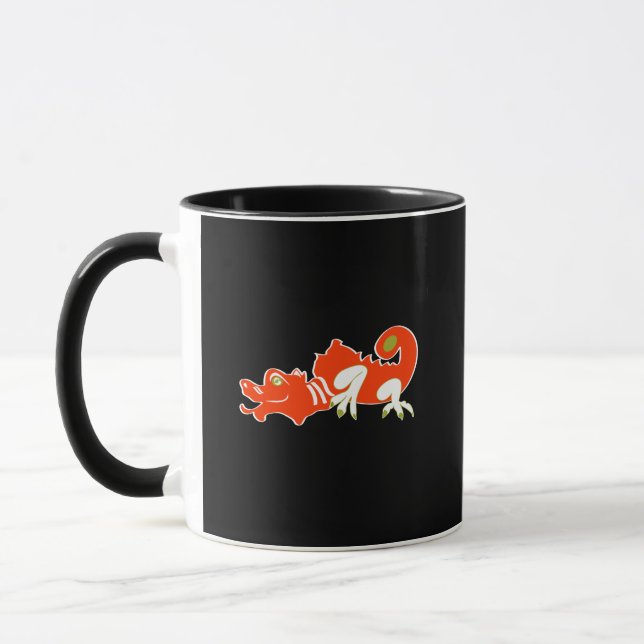 Roter Drache Tasse (Links)