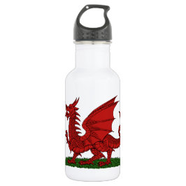 Roter Drache von Wales Trinkflasche