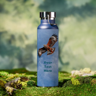 Roter Drachen im Flug Trinkflasche