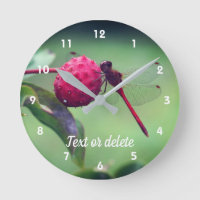 Roter Dragonfly auf Dogwood Frucht Personalisiert