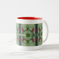 Roter Dragonfly auf Dogwood Frucht Personalisiert