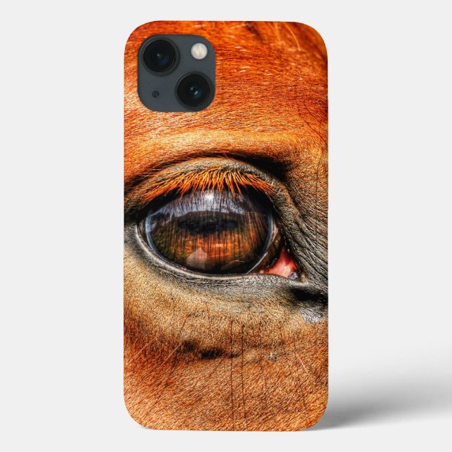 Roter Dun Eye Equine Foto für Pferdefreunde Case-Mate iPhone Hülle (Rückseite)
