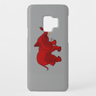 Roter Elefant-Entwurf Case-Mate Samsung Galaxy S9 Hülle