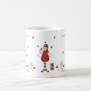 Roter Engel der Liebe Kaffeetasse