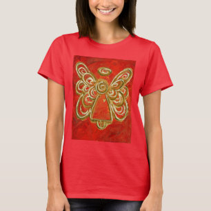 Roter Engel-T - Shirt (Bild auf beiden Seiten)