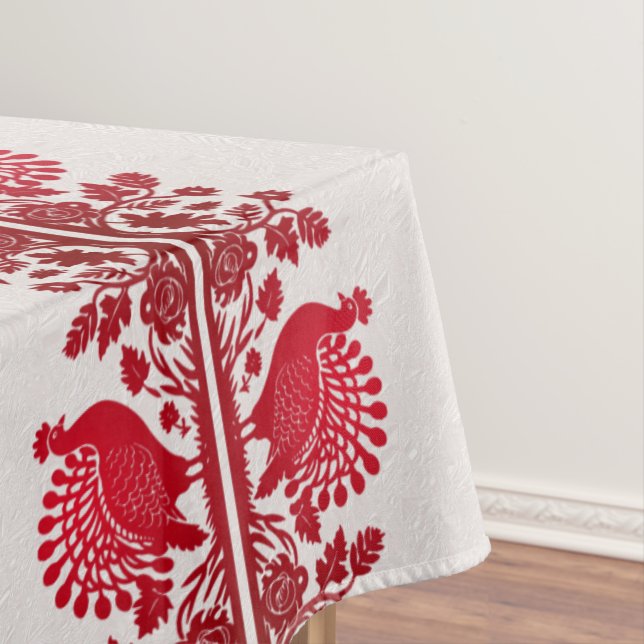Roter Erntedank Türkei Tischdecke (Beispiel)