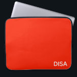 Roter Farbname anzeigen Laptopschutzhülle<br><div class="desc">Roter Farbname anzeigen</div>
