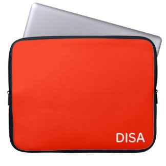 Roter Farbname anzeigen Laptopschutzhülle