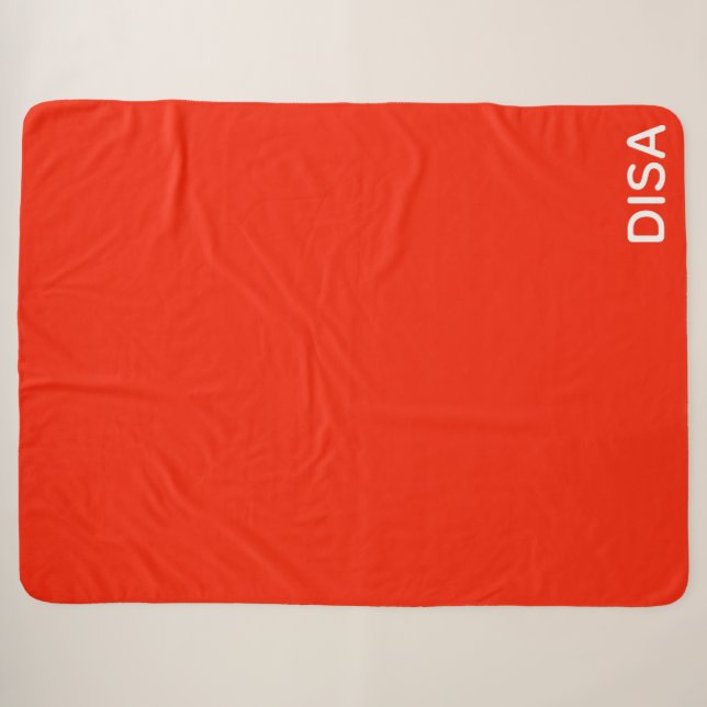 Roter Farbname anzeigen Sherpadecke (Vorderseite (Horizontal))