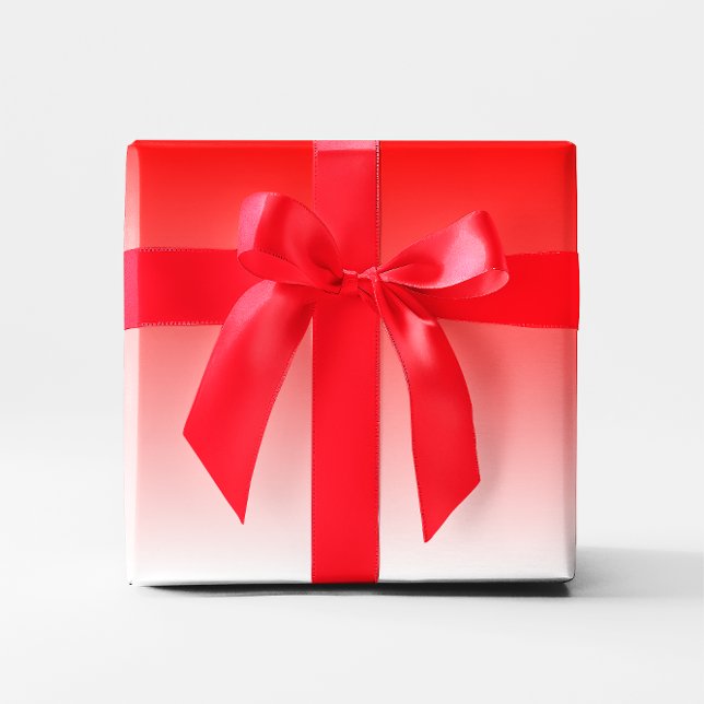 Roter Farbverlauf Geschenkpapier (Red Gradient Wrapping Paper)