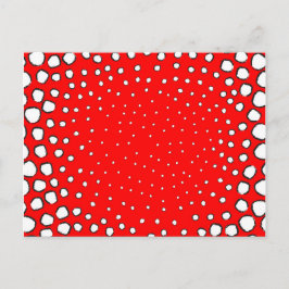 Roter Fasanvogel Postkarte