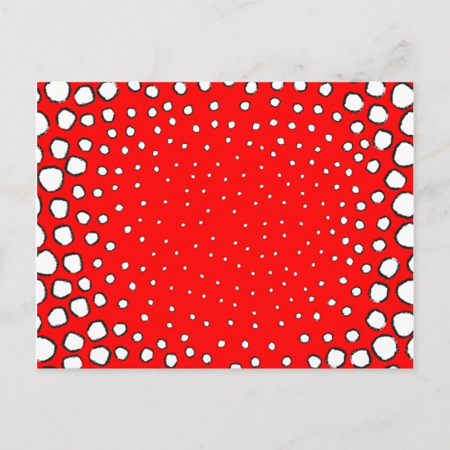 Roter Fasanvogel Postkarte (Vorderseite)