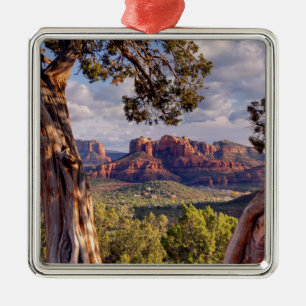 Roter Felsen Sedona Arizona Ornament Aus Metall