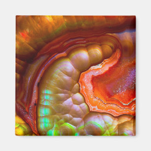Roter Feueropal Magnet