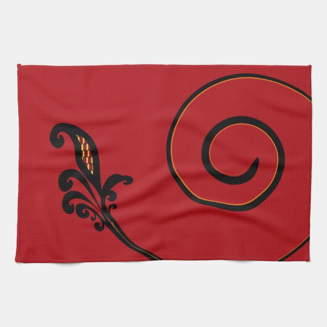 Roter Flair Küchentuch (Horizontal)