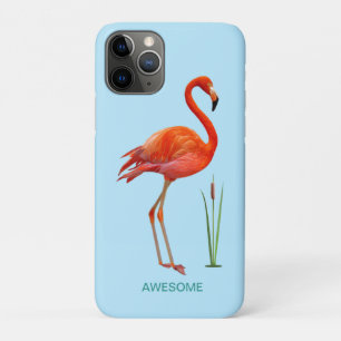 Roter Flamingo auf hellblau Case-Mate iPhone Hülle