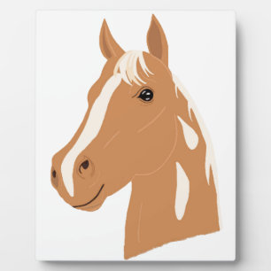 Roter Flug das glückliche Pferd Fotoplatte