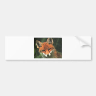 Roter Fox Autoaufkleber