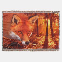 Roter Fox Decke