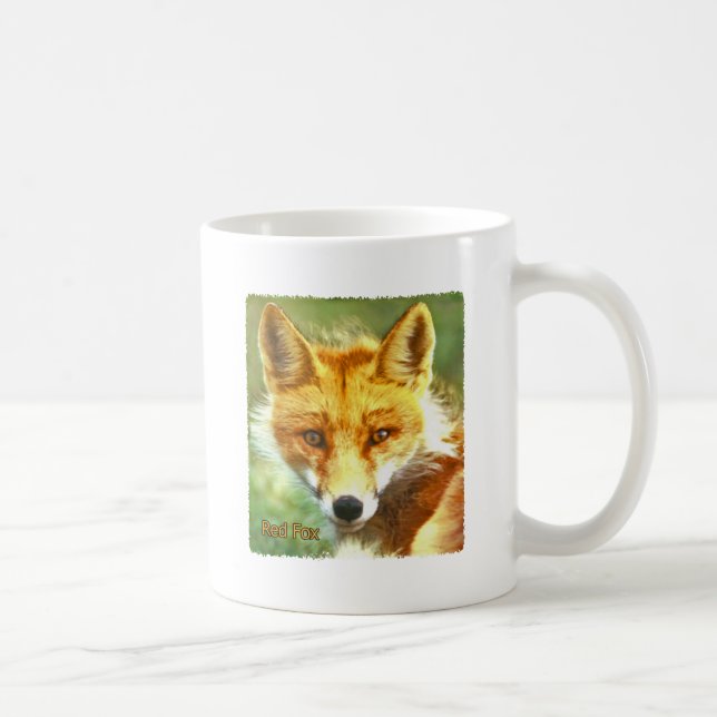 Roter Fox-Foto Kaffeetasse (Rechts)