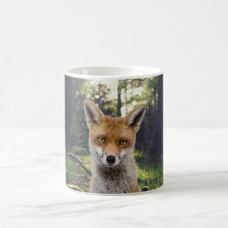 Roter Fox im Wald Kaffeetasse