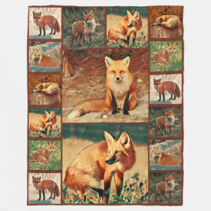 Roter Fox-Sammlung Fleecedecke