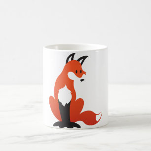 Roter Fox-Tasse Kaffeetasse