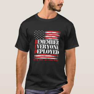 Roter Freitag Militär am Freitag tragen wir Red Am T-Shirt