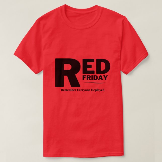 Roter Freitag T-Shirt (Design vorne)