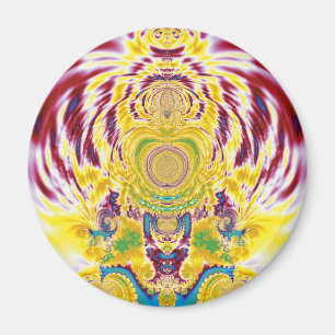 Roter Frühling Magnet