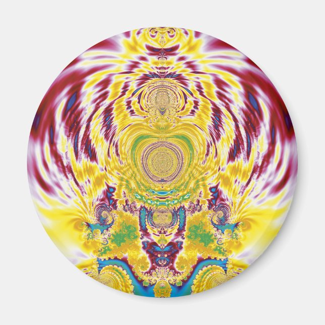 Roter Frühling Magnet (Vorne)