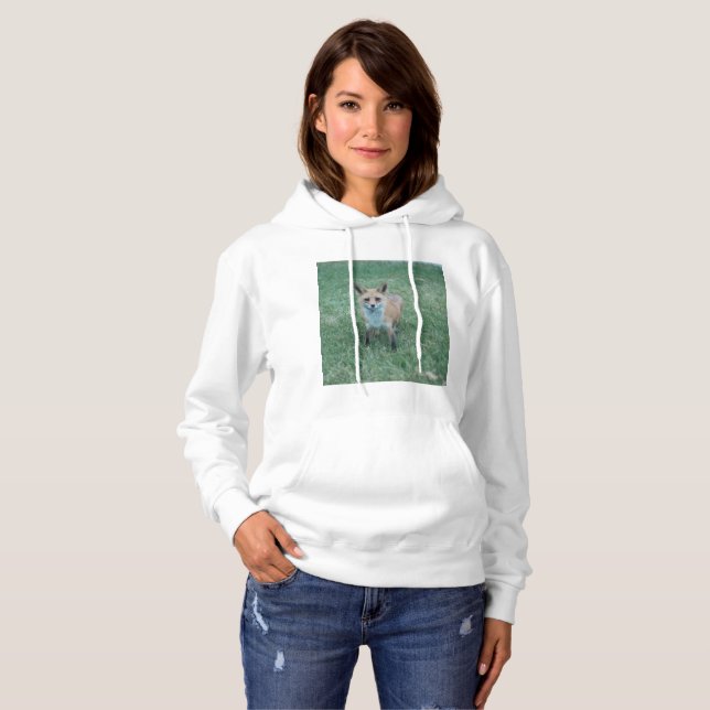 Roter Fuchs im Tausend Eichenpark Hoodie (Vorne ganz)
