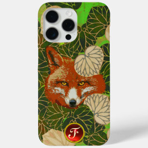 ROTER FUCHS UNTER GRÜN-BLÄTTER UND LAUB Monogram Case-Mate iPhone Hülle