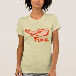 Roter Fuchsschwanz-Dame-T - Shirt