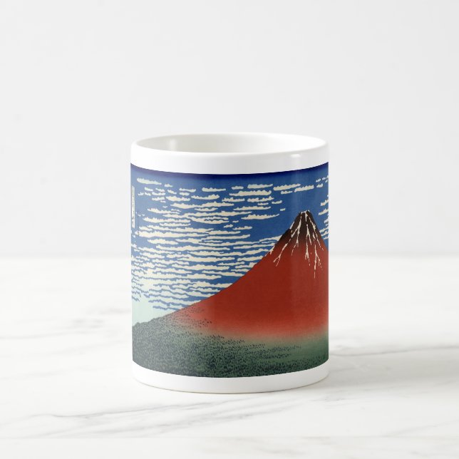 Roter Fuji Kaffeetasse (Mittel)
