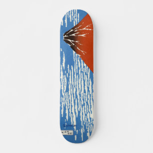 Roter Fuji Südwind klaren Morgen Hokusai ukiyo Skateboard