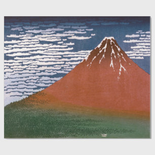 Roter Fuji, Vulkan Aka Fujiyama Katsushika Hokusai Geschenkpapier