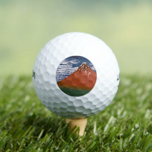 Roter Fuji, Vulkan Aka Fujiyama Katsushika Hokusai Golfball