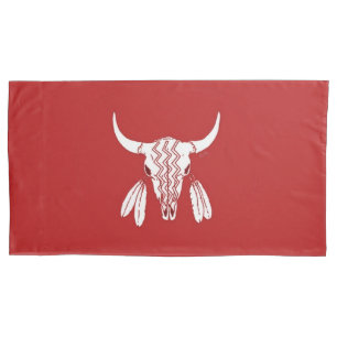 Roter Geist Tanz Buffalo King Kissen Kissenbezug