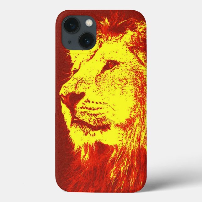Roter Gelber Pop Case-Mate iPhone Hülle (Rückseite)