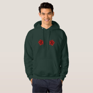 Roter Geschenkbogen Kapuzenpullover Hoodie