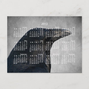 Roter Glamour Kalender 2013 Postkarte