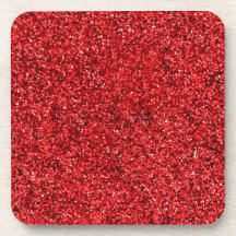 Roter Glitter