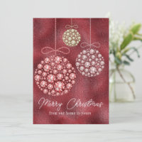 Roter Glitzer Foto Weihnachten