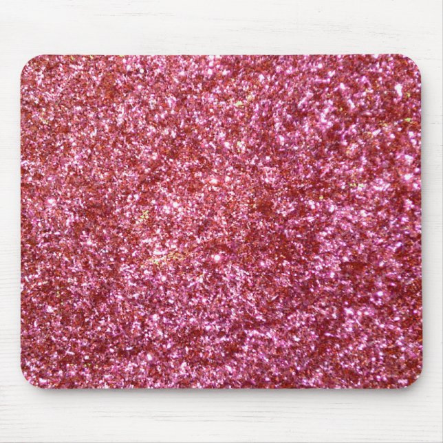 Roter Glitzer Mousepad (Vorne)