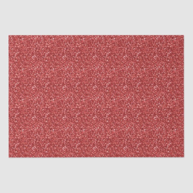 Roter Glitzer Seidenpapier (Vorderseite)